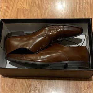 The Rail Brown Leather Dress Shoes